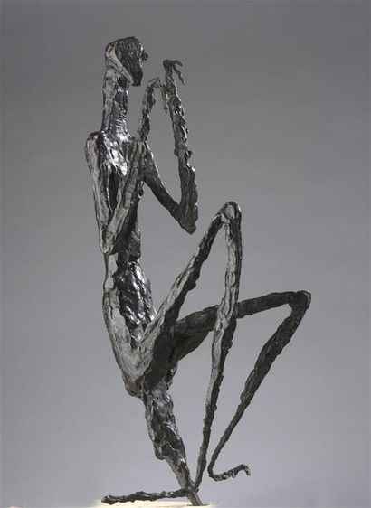 GERMAINE RICHIER (1902-1959) La Mante, medium, 1946 
Bronze print with brown patina,...