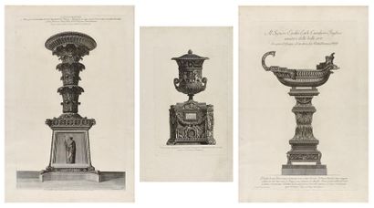 null Giovanni Battista PIRANESI (1720-1778) « Candélabre antique de la collection...