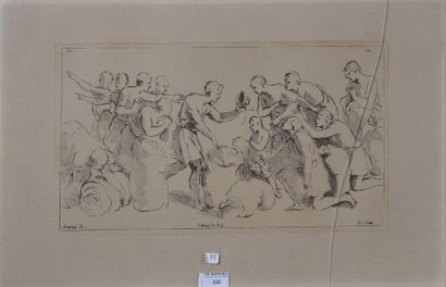 null Chalcographie du Louvre d'après Raphaël 35 x 54 cm