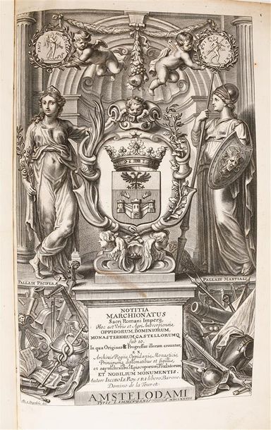 LEROY (J.) Notitia Marchionatus. Sacri Romani Imperii, hoc est Urbis et Agri Antuerpiensis,...