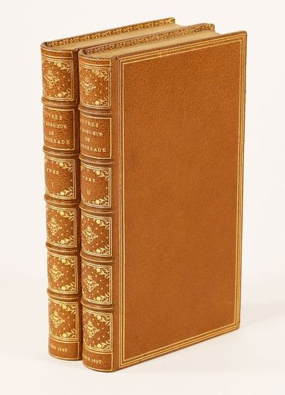BENSSERADE (Isaac de) Les oeuvres.
Paris, Charles de Sercy, 1697.
2 volumes in-12...