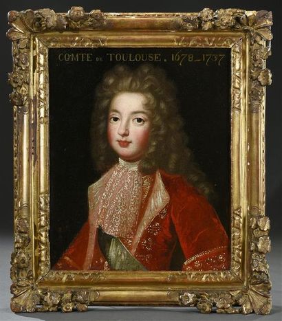 École FRANÇAISE du XVIIIe siècle Portrait of Louis-Alexandre de Bourbon, Count of...