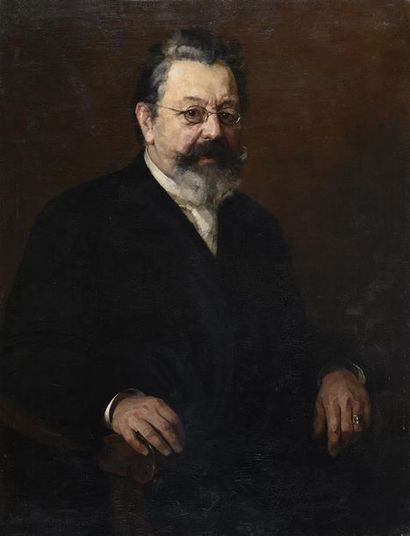 Walter Thor (1870-1929) Portrait d'homme
Huile sur toile, signée en bas à droite
H....