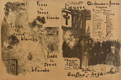 null PROGRAMMES DU THEÂTRE DE L'OEUVRE (Théâtre fondé en 1893 par Lugné Poë, Ed....