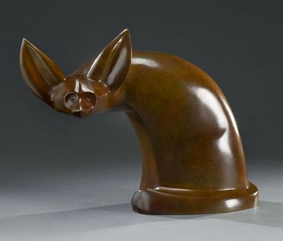 Ferdinand PARPAN (1902-2004) Fennec, le modèle conçu en [1948], épreuve n° 5/8
Sculpture.
Épreuve...