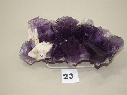 null JOLIE FLUORINE ET BARYTE BERBES Espagne (12cm)