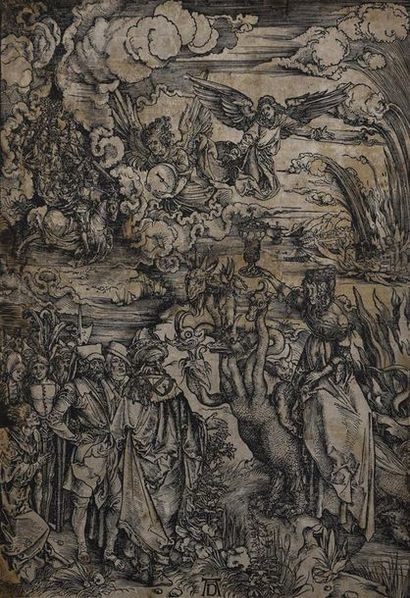 null De ou d'après Albrecht Dürer La princesse de Babylone, suite de l'apocalypse....