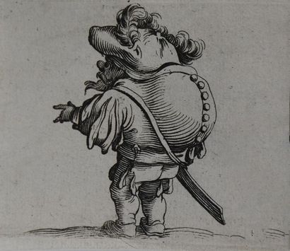 null D'après Jacques CALLOT (1592 - 1635) Environ 140 planches de diverses suites...