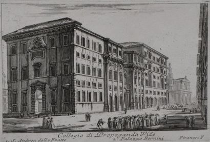 null [Rome] Giovanni Battista PIRANESI (1720 - 1778) Collegio di Propaganda Fide...