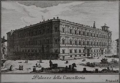 null [Rome] Giovanni Battista PIRANESI (1720 - 1778) Palazzo della Cancelleria -...