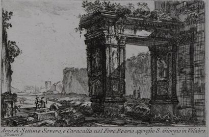 null [Rome] Giovanni Battista PIRANESI (1720 - 1778) Veduta della Villa Panfili -...