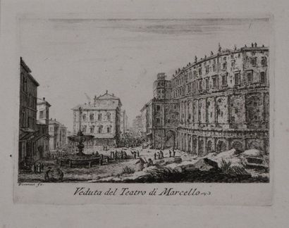 null [Rome] Giovanni Battista PIRANESI (1720 - 1778) Vestigie delle Terme - Veduta...