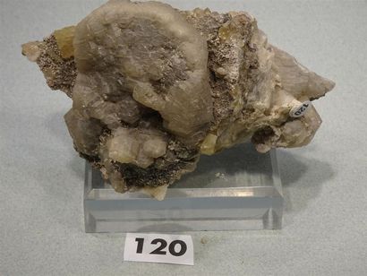 null TRES RARE WITHERITE CAVE IN ROCK ILLINOIS (12cm)