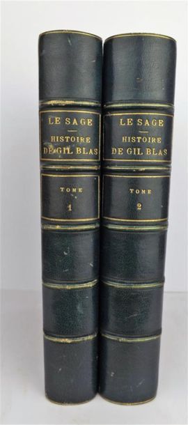null LESAGE. Histoire de Gil Blas de Santillane. Paris, Garnier, 1864. 2 volumes...
