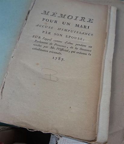 null [SORCELLERIE] - Ensemble de textes et mémoires imprimés, du XVIIIe au XXe siècles,...