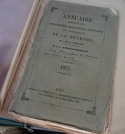 null [SORCELLERIE] - Ensemble de textes et mémoires imprimés, du XVIIIe au XXe siècles,...