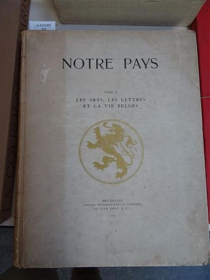 null NOTRE PAYS, les arts, les lettres et la vie belge Van Oest à Bruxelles, 1919...
