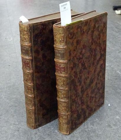null BOILEAU (Nicolas) - Oeuvres Gosse et Neaulme à La Haye, 1739 2 vol in-4 Incomplet...
