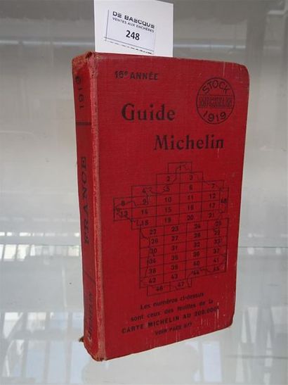 null MICHELIN Guide rouge France 1919 Usures