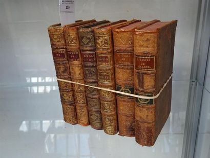 null Ensemble de 6 ouvrages in-4 du XVIIIe siècle, issus de séries: - VELLY, Histoire...