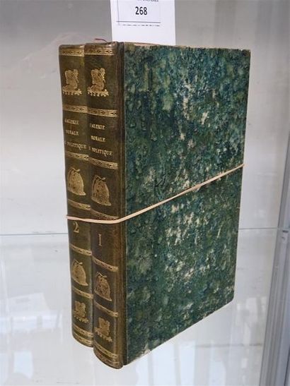 null SEGUR (Comte de) - Galerie morale et politique Paris, Eymery, 1818 2 vol in-8...