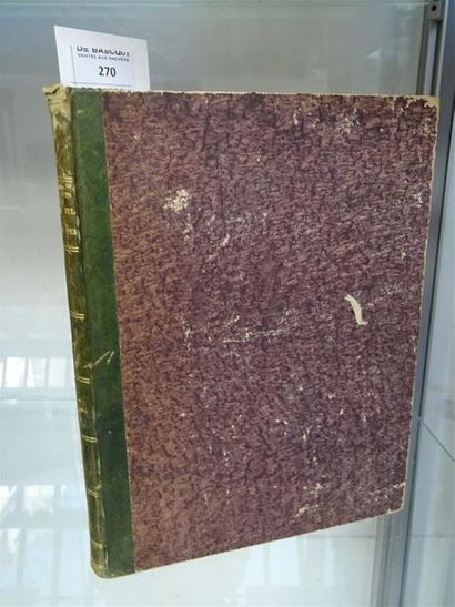 null SEGUIN Aîné - Des ponts en fils de fer PAris, chez Bachelier, 1826 1 vol in-4...