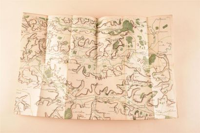 null [CARTOGRAPHIE] - XVIIIe siècle Deux volumes comprenant chacun quatre cartes...