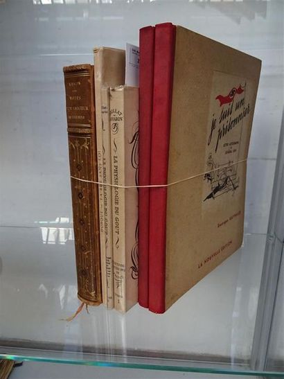 null Lot de livres : - DUBOUT/DEVAUX - La rue sans loi, Monte-Carlo éditions du livre...