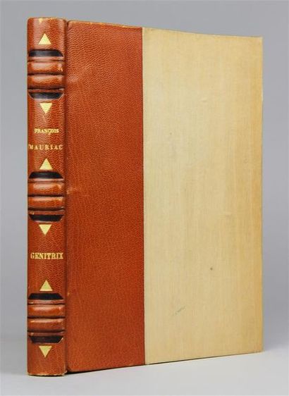 null MAURIAC (Fr.). Genitrix. Paris, les Arts et le Livre, 1927. In-12 carré, demi-maroquin...