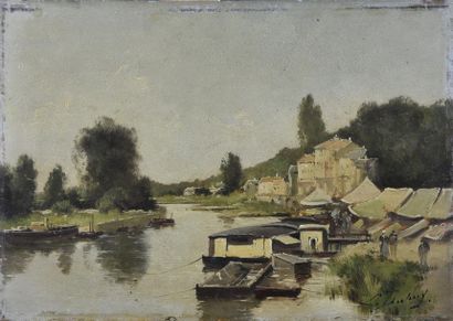 null Eugène GALIEN-LALOUE (1854-1941) under the pseudonym L. Dupuy Les bateaux lavoirs...