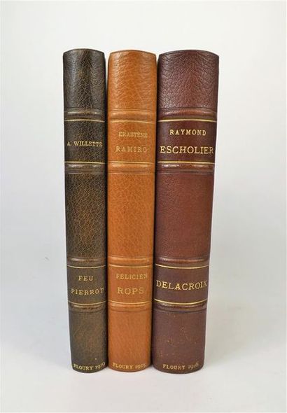 null [FLOURY, Editions]. Lot de 3 volumes in-4°, très illustrés, publiés à Paris,...