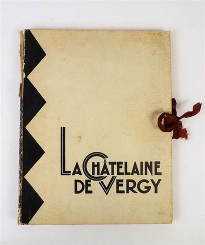 null [BÉDIER (Joseph)]. THE VERGY CHATELAINE. Paris, s.n., 1926. In-4°, in sheets....