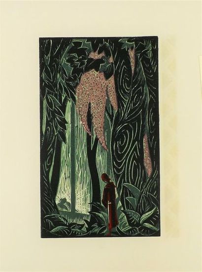 null [BÉDIER (Joseph)]. LA CHATELAINE DE VERGY. Paris, s.n., 1926. In-4°, en feuilles....