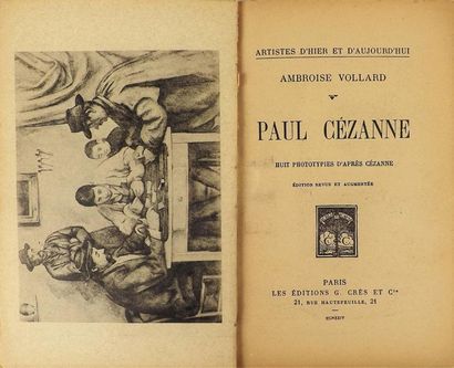 null VOLLARD (Ambroise). PAUL CEZANNE. Paris, Crès, 1924. In-12, percaline jaune....