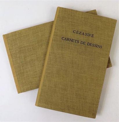 null CEZANNE. SKETCHBOOKS. Paris, Quatre Chemins-Editart, 1951. 2 volumes in-8, softcover...