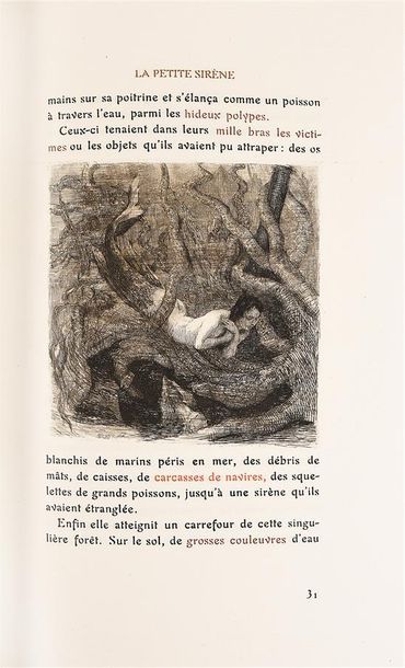 null ANDERSEN. HISTORY AND ADVENTURES. New translation. Paris, Lunois, 1909. In-8,...