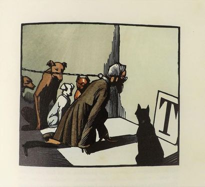 null COLETTE. LA PAIX CHEZ LES BETES. Paris, Editions du Capitole, 1926. In-4°, demi...