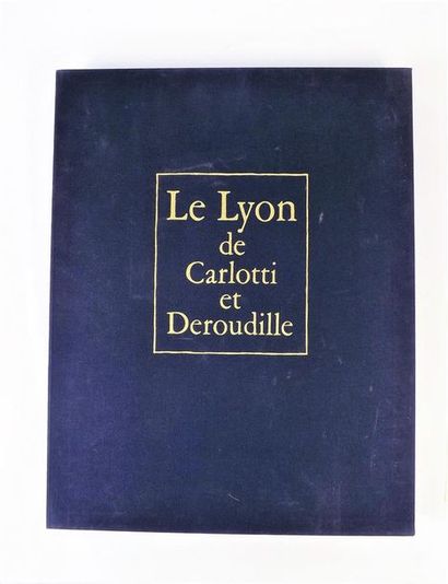 null DEROUDILLE (René). LYON. Sans lieu, (Martin), 1985. In-folio, en feuilles sous...
