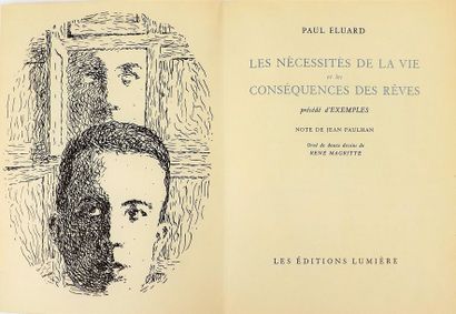 null ELUARD (Paul). THE NECESSITIES OF LIFE AND THE CONSEQUENCES OF DREAMS. Paris,...