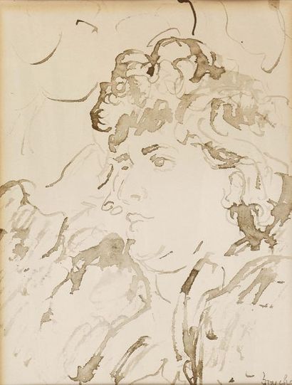 Georges BOUCHE (1874-1941) Georges BOUCHE (1874-1941)
Portrait de Katia Granoff,...