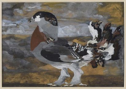 Eugène GABRITSCHEVSKY (1893-1979) Eugène GABRITSCHEVSKY (1893-1979) L'oiseau Gouache...