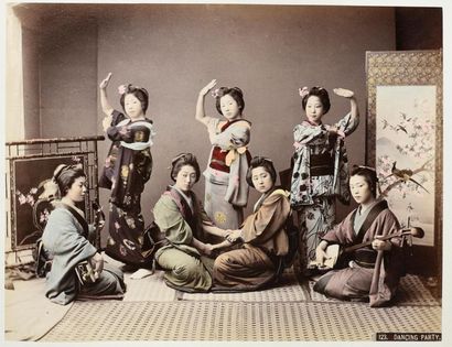 null Kusakabe KIMBEI (1841-1934) Types et métiers du Japon, vers 1890 Superbe album...