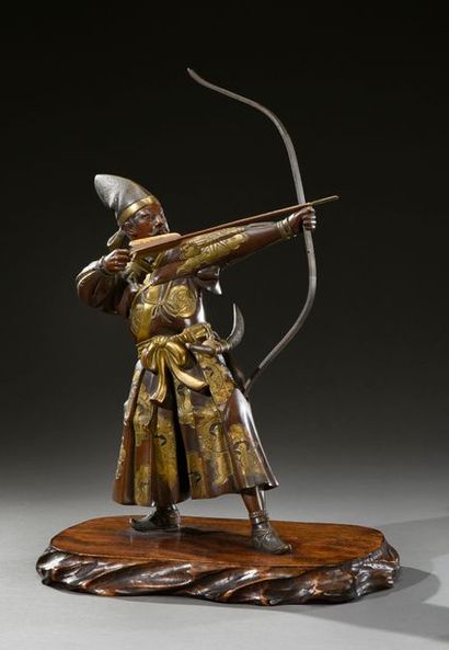 null JAPON - Epoque MEIJI (1868-1912)

Samouraï archer

Sujet en bronze à patine...