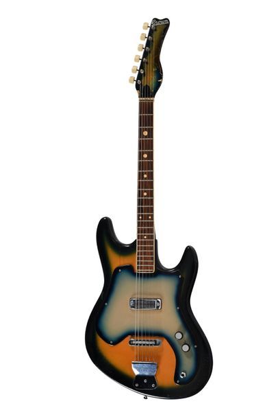 Guitare CROWN, 1 micro , Italie, année 1960...