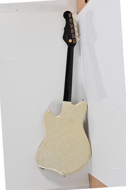 null Guitare WELSON, Italie, Kinton 4V, 4 micros, Gold Marple Pearloid avec valise,...