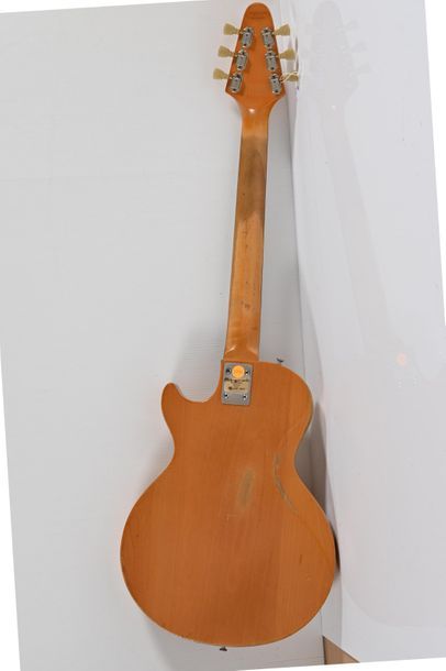  Guitare GIBSON, USA, modèle Marauder, 2 micros, années 1970, naturelle avec val...