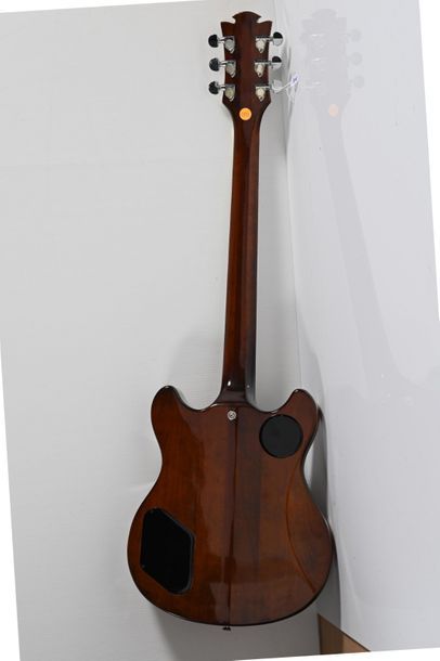  Guitare EKO M24, Italie, 2 micros, noyer vernis avec valise