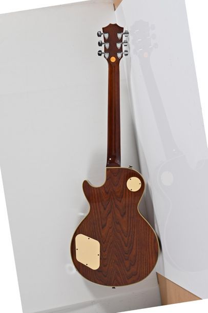  Guitare HOHNER L59, style Les Paul, 2 micros, blonde ondée avec valise