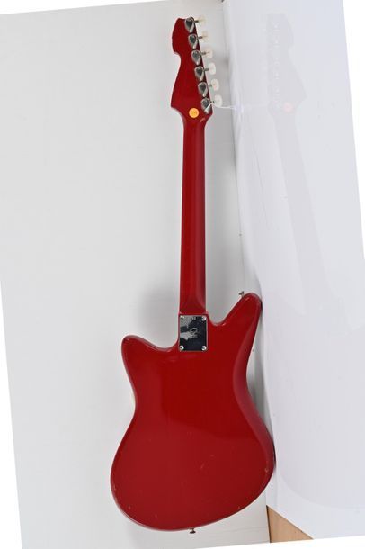  Guitare GALANTI, Italie, 3 micros, Grand Prix 3V n°1000602, 1967 rouge avec val...