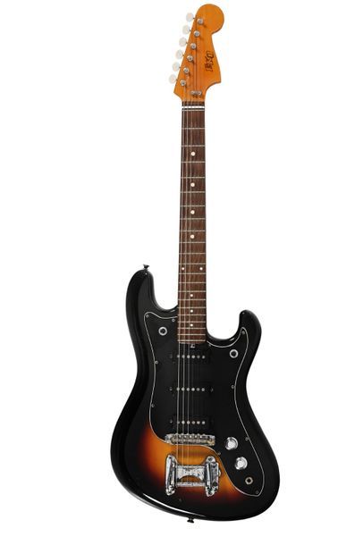 null Guitare EKO Cobra III, Italie, 3 micros, sunburst avec valise